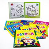 Aktiviteli Örnekli Boyama Kitabı (8 Kitap Takım)