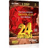 24 Adımda 9. Sınıf Özel Konu Anlatımlı Biyoloji Soru Bankası