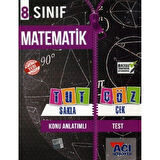 Açı Yayınları 8. Sınıf Matematik Tut Sakla Çek Çöz