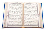 Kadife Kutulu Kur'an-ı Kerim (Orta Boy, Elif-Vavlı, Lacivert)