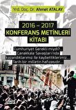 2016 - 2017 Konferans Metinleri Kitabı