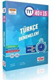 TYT Türkçe Tamamı Video Çözümlü 40x15 Branş Deneme