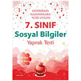 Nartest Yayınları 7. Sınıf Sosyal Bilgiler Yaprak Test