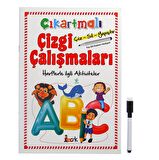 Çıkartmalı Çizgi Çalışmaları Harflerle İlgili Aktiviteler