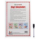 Çıkartmalı Çizgi Çalışmaları Harflerle İlgili Aktiviteler