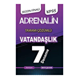 KPSS Adrenalin Vatandaşlık Tamamı Çözümlü Soru Bankası