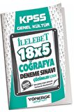 KPSS Coğrafya 18x5 Deneme Çözümlü