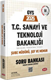 Data Yayınları 2025 GYS T.C. Sanayi ve Teknoloji Bakanlığı Şube Müdürü Şef Memur Soru Bankası