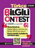 Sadık Uygun 6.Sınıf Bilgili Ön Test Türkçe Soru Bankası