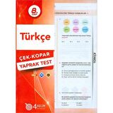 8. Sınıf Türkçe Çek-Kopar Yaprak Test
