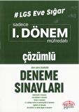 Editör LGS 1.Dönem Çözümlü Deneme Sınavları