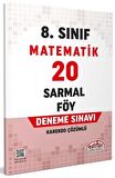 8. Sınıf Matematik 20 Sarmal Föy Deneme Sınavı