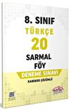 8. Sınıf Türkçe 20 Sarmal Föy Deneme Sınavı
