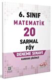 6. Sınıf Matematik 20 Sarmal Föy Deneme Sınavı