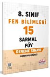 8. Sınıf Fen Bilimleri 15 Sarmal Föy Deneme Sınavı