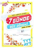 Palme TYT AYT Tarih Coğrafya Felsefe 7 Günde Güz Dönemi Soru Kitabı