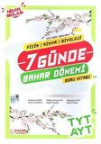 Palme TYT AYT 7 Günde Fizik Kimya Biyoloji Soru Kitabı