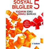 Tudem Yayınları 5.Sınıf Sosyal Bilgiler Kazanım Odaklı Soru Bankası