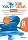 Tudem 8.Sınıf Tüm Dersler Sözel Soru Bankası