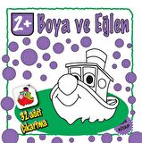 Boya ve Eğlen - Mor Kitap - 32 Adet Çıkartma