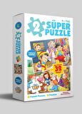 2 Süper Puzzle Pamuk Prenses-Pinokyo 32 Parça