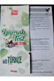 Genel Yetenek Yaprak Test TÜRKÇE / KPSS