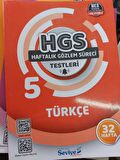 SEVİYE YAYINLARI 6.SINIF TÜRKÇE HGS( HAFTALIK GÖZLEM SÜRECİ) TESTLERİ 32 HAFTA