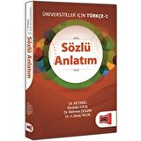 Yargı Yayınları Sözlü Anlatım Üniversiteler İçin Türkçe - 2