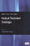 Hukuk Terimleri Sözlüğü (İngilizce - Türkçe / Türkçe İngilizce)