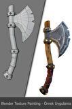 Blender Texture Painting Video Ders Eğitim Seti
