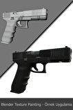 Blender Texture Painting Video Ders Eğitim Seti