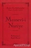 Mesnevi-i Nuriye (Çanta Boy)