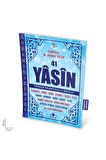 41 Yasin-i Şerif Türkçe Okunuşlu ve Mealli (Mavi Kapak )