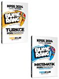 2024 KPSS Genel Yetenek Bumerang Tamamı Çözümlü Soru Bankası Seti 2 Kitap
