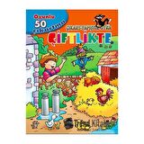 Oyunlu 50 Çıkartma   Çiftlikte