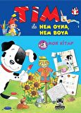 Tim ile Hem Boya Hem Oyna (Mor Kitap)