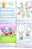 4+ Yaş İlk İzler Eğitim Seti - 9 Kitap -384 Sayfa