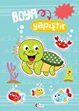 Boya Yapıştır Stickerlı Boyama Kitabı