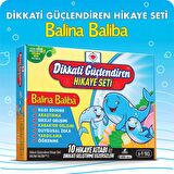 Dikkati Güçlendiren Hikaye Seti - Balina Baliba Kutulu Set (10 Kitap Takım)