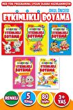 3+ Yaş Eğitici Etkinlikli Kolay Boyama Seti - 5 Kitap Takım