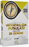 2024 KPSS Vatandaşlık Vatandaşlığın Pusulası 25 Deneme Çözümlü