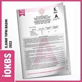 2022 5.Sınıf İOKBS BURSLULUK Çıkmış Soru Tıpkı Basım Türkiye Geneli Dijital Çözümlü Soru Kitapçığı