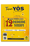 Tasarı Yös 12 Video Çözümlü Deneme Sınavı