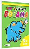 Renkli Sevimli Boyama 1 3+ Yaş