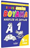 Renkli Harika Boyama Harfler ve Sayılar 5+ Yaş