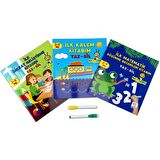 İlk Matematik Düşünme Becerileri Kitabım Yaz - Sil (2-4 Yaş)