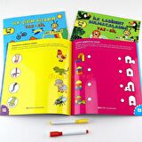2-4 Yaş Evde Etkinlik Seti - Mucit Karınca Serisi YAZ-SİL Kitaplar 2. seri Yükselen Zeka