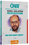 ÖABT Türk Dili ve Edebiyatı Eski Türk Edebiyatı Konu Anlatımı