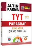 TYT Paragraf Konu Konu Çıkmış Sorular