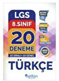 Netfen Yayınları 8. Sınıf Lgs 20 Türkçe Deneme